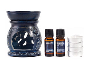 Apple and Strawberry Oil Burner Gift Set