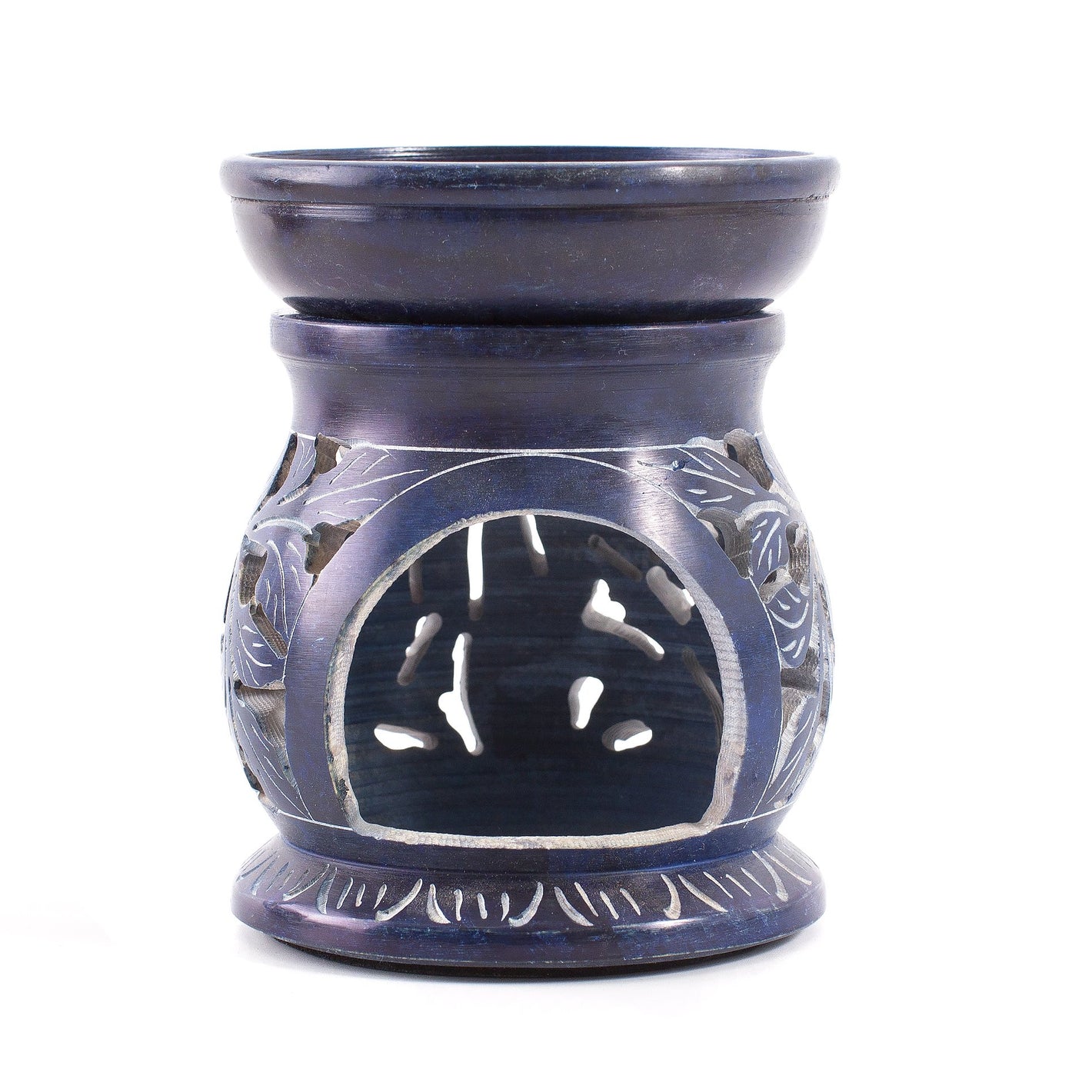 Blue Soapstone Oil Burner