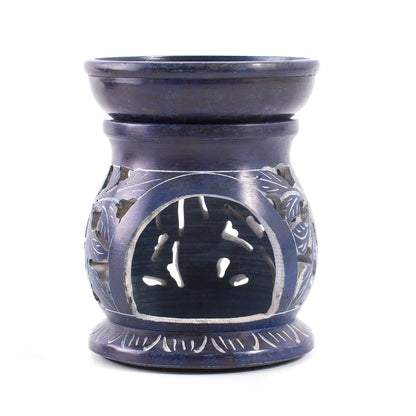 Blue Soapstone Oil Burner