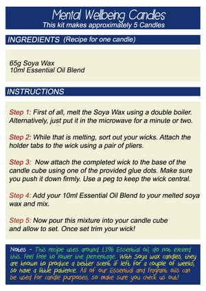 Create Your Own – Mental Wellbeing Candles