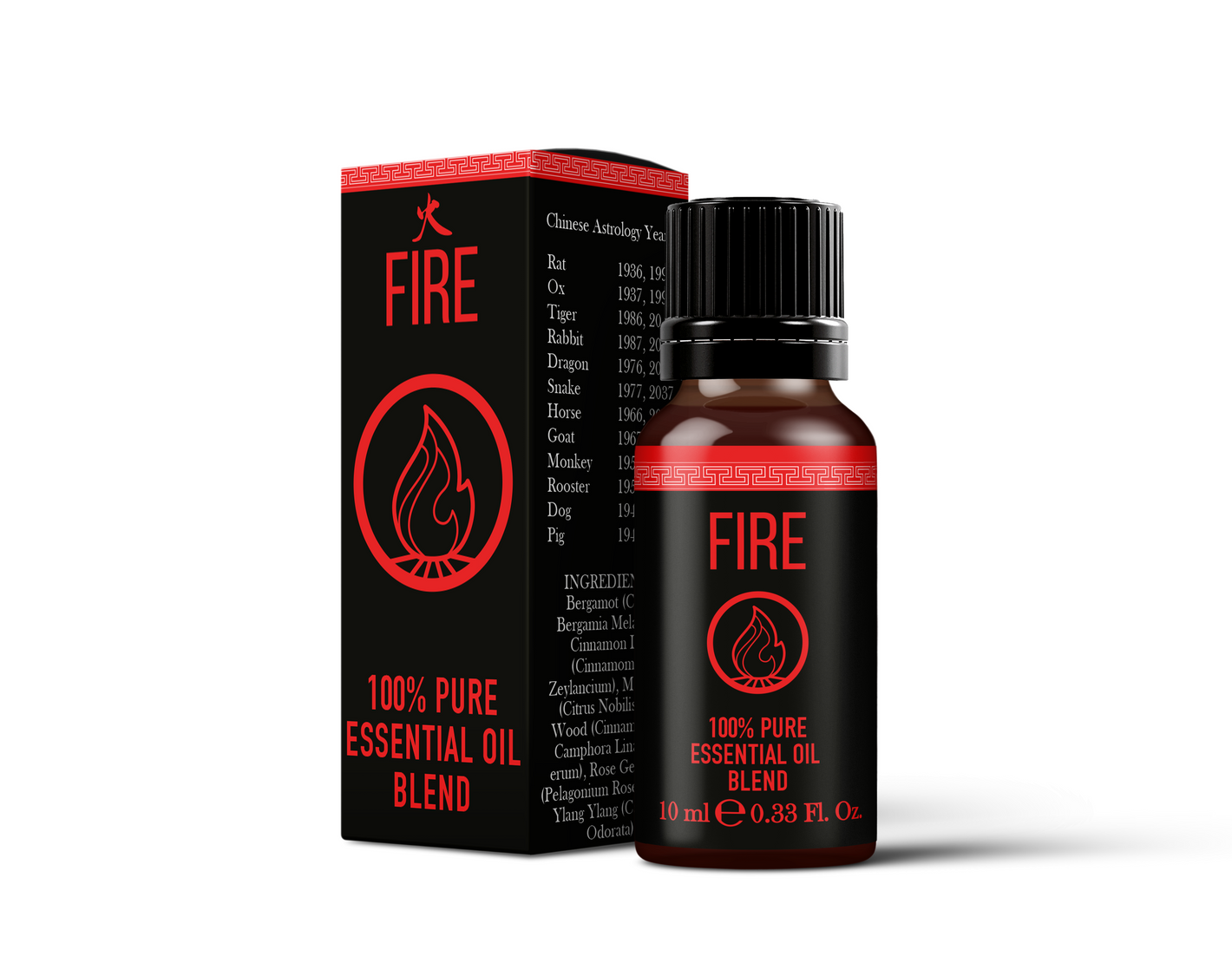 Chinese Fire Element Essential Oil Blend