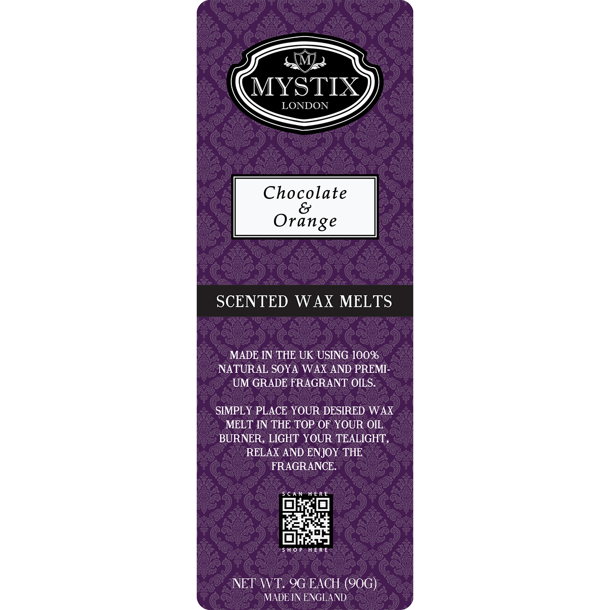 Chocolate & Orange | Mystix Wax Melt