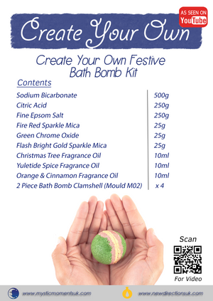 Create Your Own – Festive Bath Bomb Kit