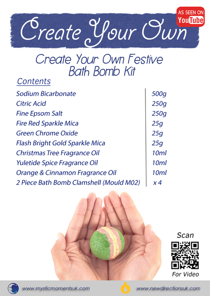 Create Your Own – Festive Bath Bomb Kit