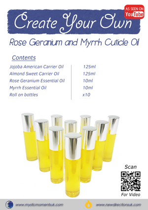 Create Your Own – Rose Geranium & Myrrh Cuticle Oil
