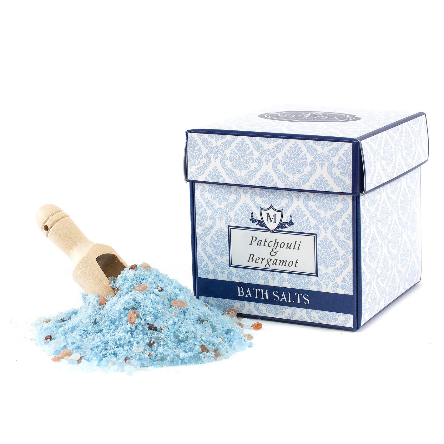 Patchouli & Bergamot Essential Oil Bath Salts 350g