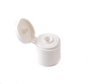Flip Top Cap 24mm White Smooth Wall (24/415)