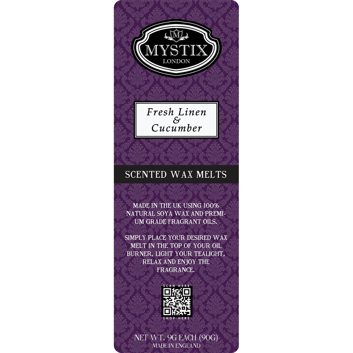 Fresh Linen & Cucumber | Mystix Wax Melt
