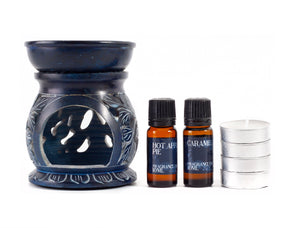 Hot Apple Pie and Caramel Oil Burner Gift Set