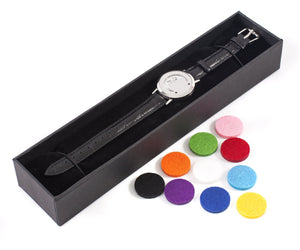 Mystical Moon | Aromatherapy Oil Diffuser Bracelet with Adjustable Leather Strap