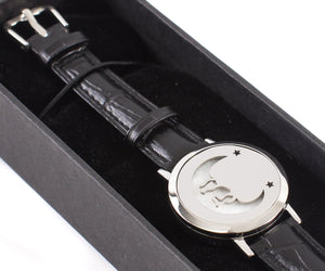 Mystical Moon | Aromatherapy Oil Diffuser Bracelet with Adjustable Leather Strap