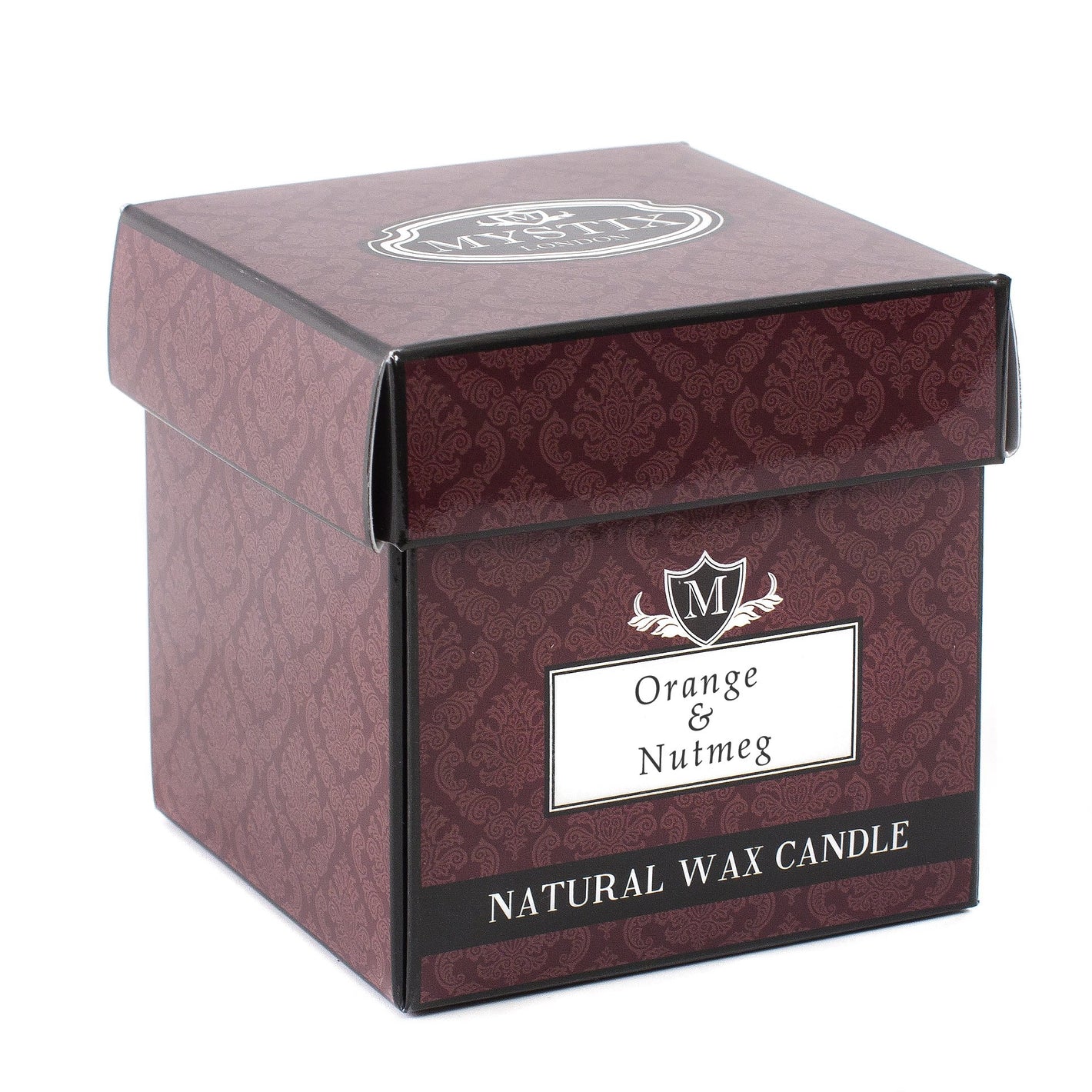 Orange & Nutmeg Scented Candle