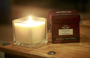 Patchouli & Bergamot Scented Candle