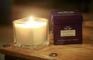 Baby Powder & Berry Twist Scented Candle
