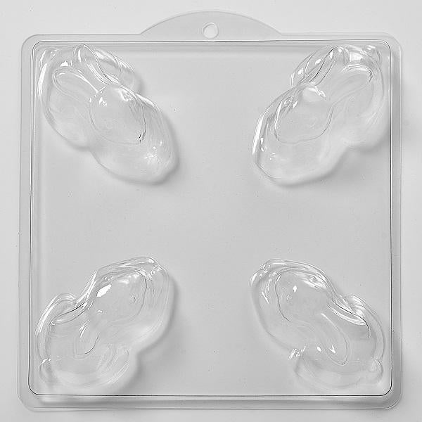 Resting Rabbit Mould (4 Cavity)