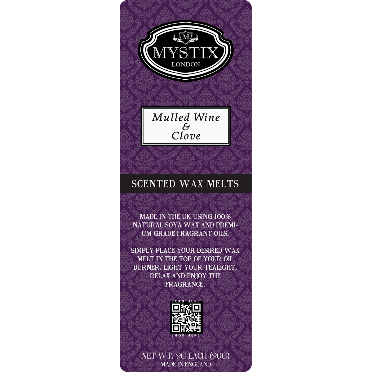 Mulled Wine & Clove | Mystix Wax Melt