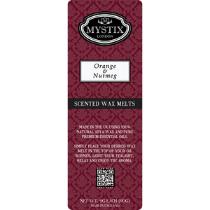 Orange & Nutmeg | Mystix Wax Melt