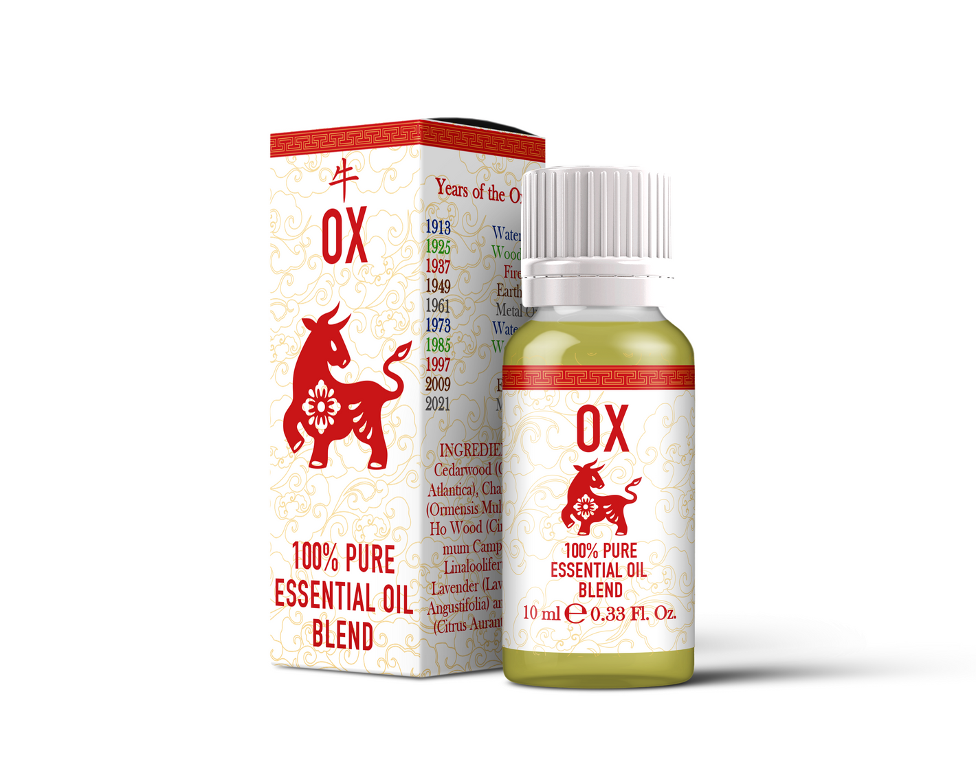 Ox - Chinese Zodiac - Essential Oil Blend