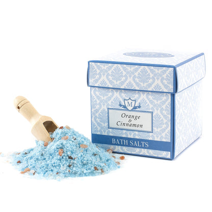 Orange & Cinnamon Scented Bath Salts 350g