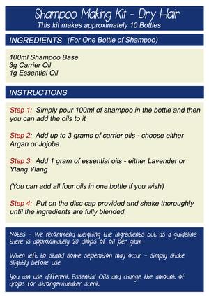 Shampoo Making Kit - DRY HAIR