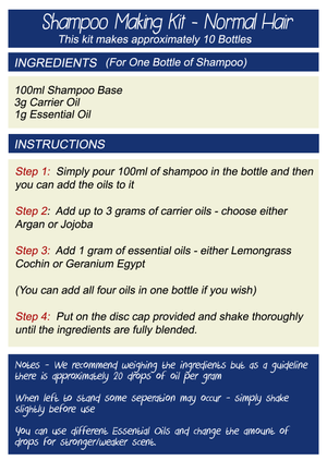 Shampoo Making Kit - NORMAL HAIR