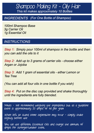 Shampoo Making Kit - OILY HAIR