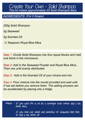 Create Your Own – Solid Shampoo Seashell