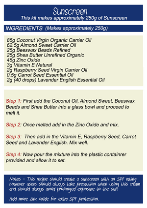 Create Your Own – Sunscreen