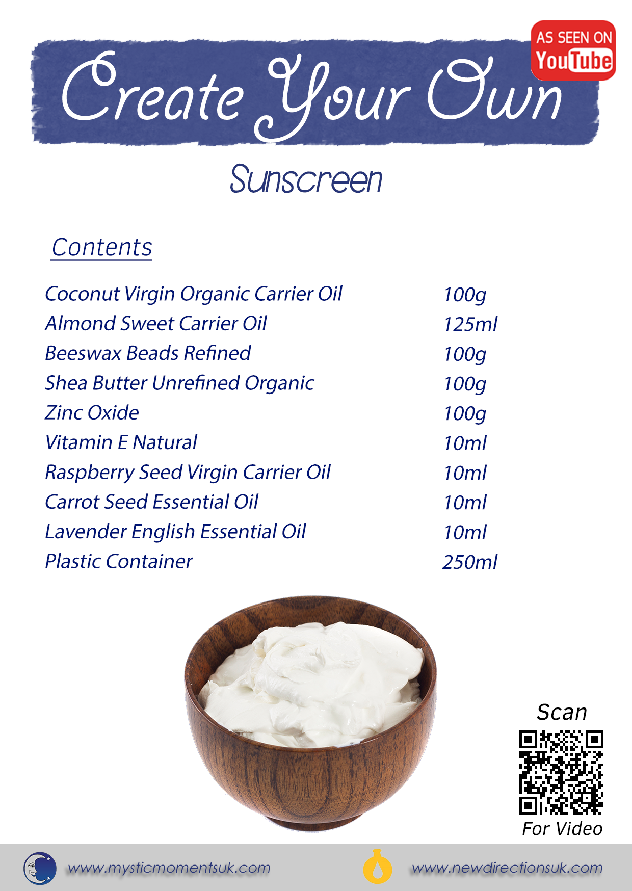 Create Your Own – Sunscreen