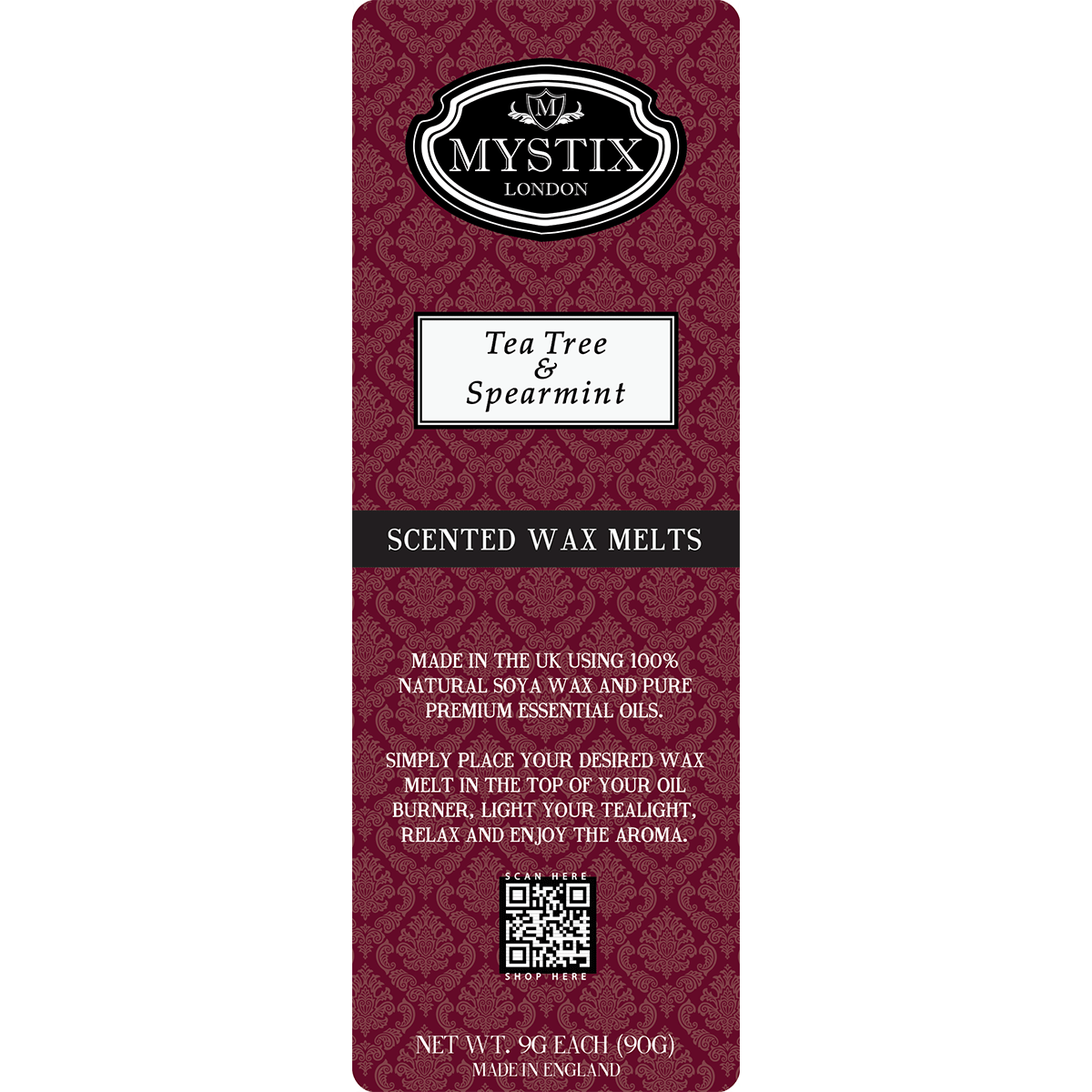 Tea Tree & Spearmint | Mystix Wax Melt