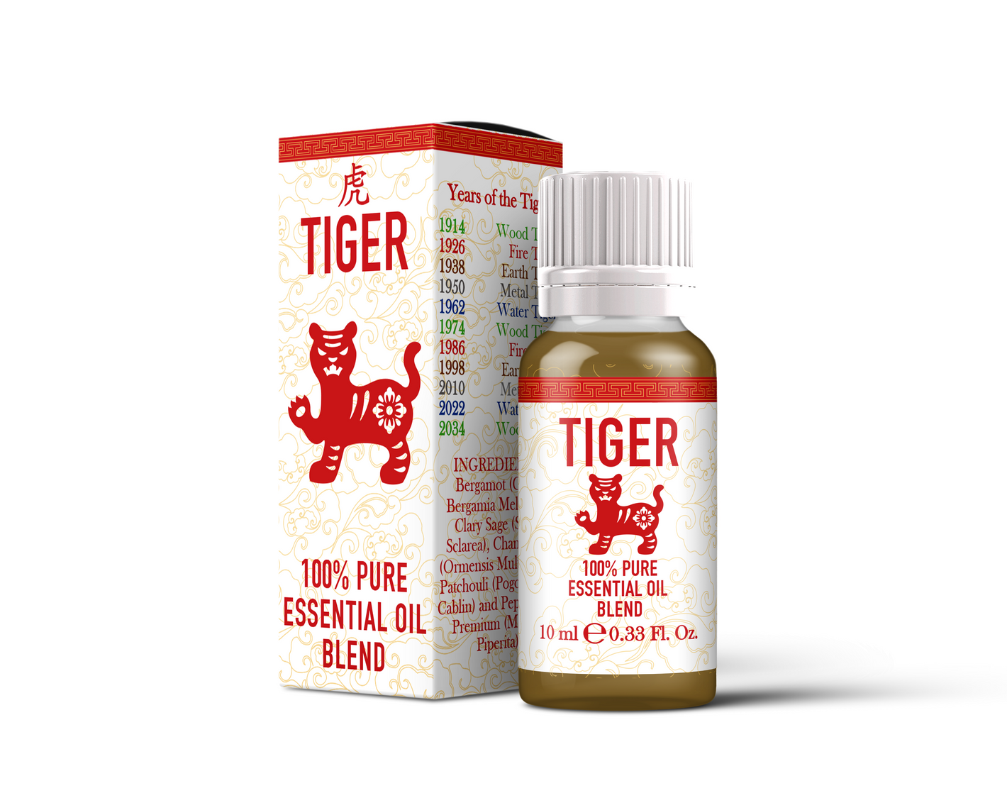 Tiger - Chinese Zodiac - Essential Oil Blend