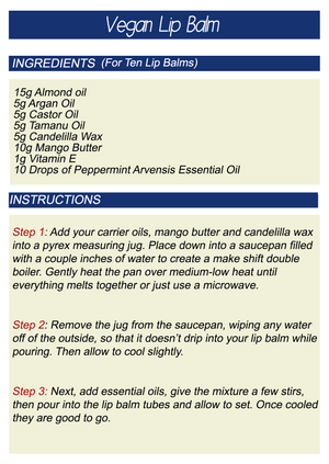 Create Your Own – Vegan Peppermint Lip Balm