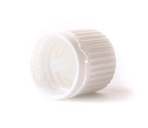 White 18mm Tamper Evident Dropper Caps