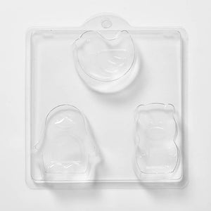 Duck, Pig & Penguin PVC Mould (3 Cavity)