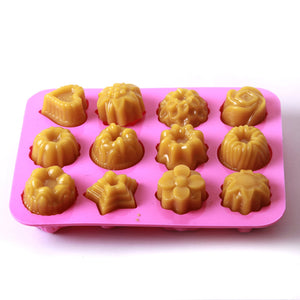 Assorted Shapes Silicone Soap Mould