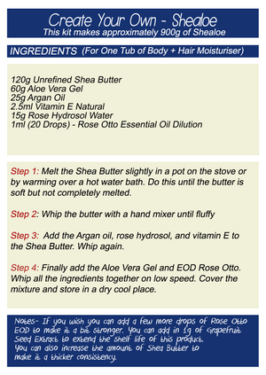 Create Your Own – Shealoe Body & Hair Moisturiser