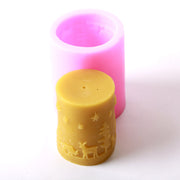 Cylinder Christmas Silicone Mould