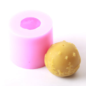 Round Christmas Silicone Mould