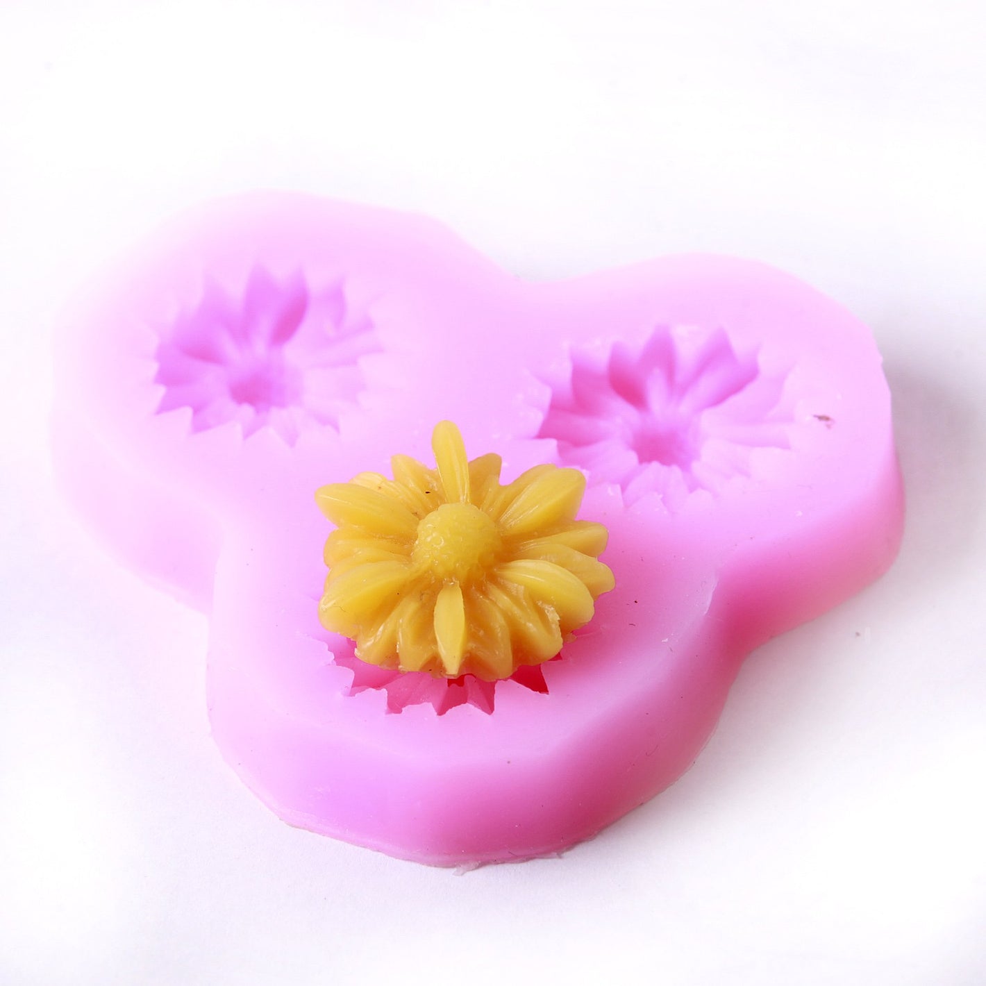 Daisy Silicone Mould (3 Cavity)