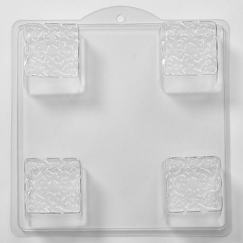 Embossed Knot on a Square PVC Mould (4 Cavity)