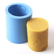 Flocked Cylinder Silicone Mould