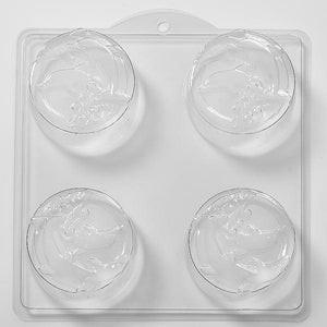 Jumping Dolphins Round Mould (4 Cavity)