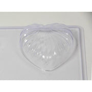 Large Fluted Heart PVC Mould (4 Cavity)
