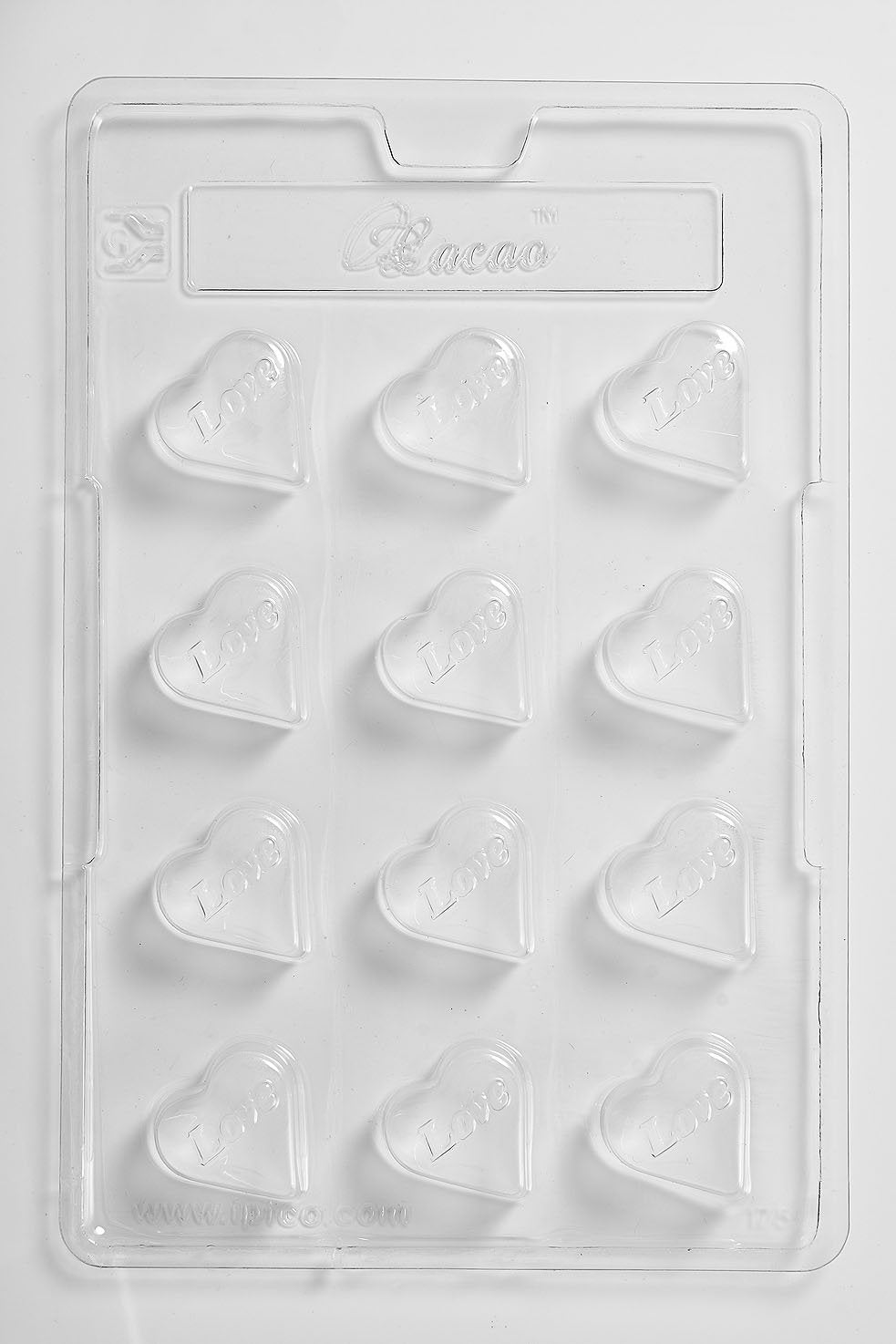 Love Hearts PVC Mould (12 Cavity)