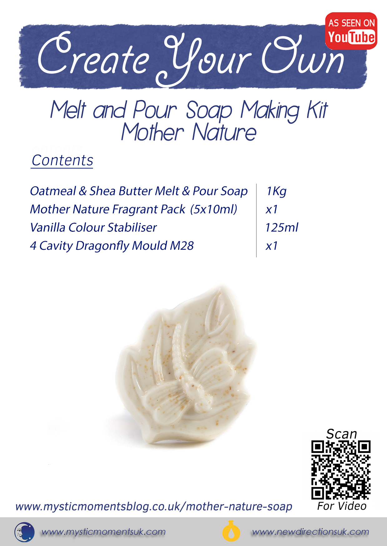 Create Your Own – Melt and Pour Soap Making Kit – Mother Nature