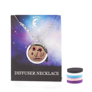 Paradise Island | Aromatherapy Oil Diffuser Pendant Necklace with Pad