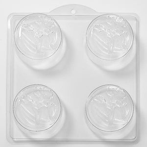 Round Lily Flowers PVC Mould (4 Cavity)