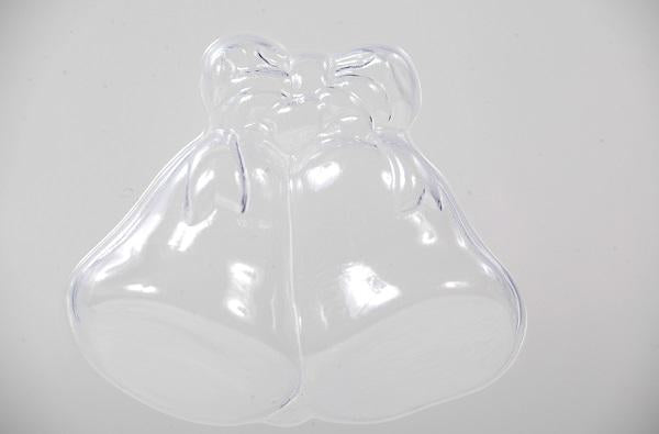 Wedding Favour Bells With Ribbon Bow PVC Mould (4 Cavity)
