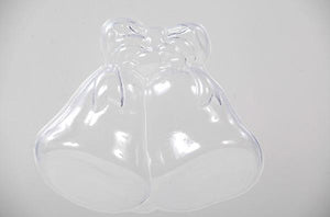 Wedding Favour Bells With Ribbon Bow PVC Mould (4 Cavity)