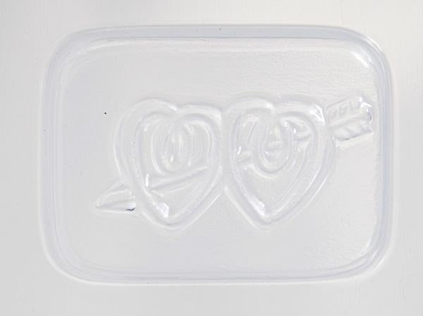 Wedding Favour Double Heart with Arrow PVC Mould (8 Cavity)